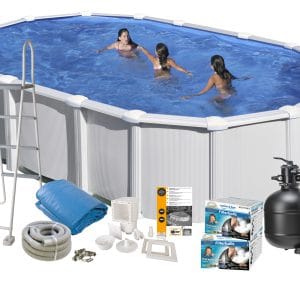 Pool basic djup 132cm