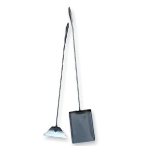 Askspade och skyffel för kamin