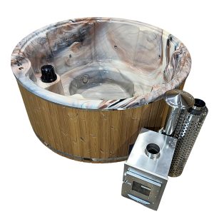 Badtunna Pearl extern kamin Ø205cm